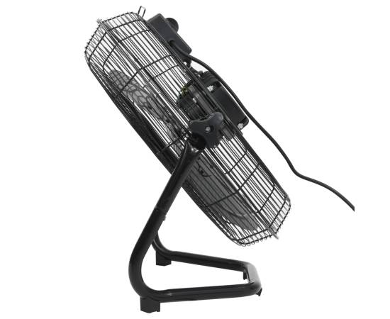 Ventilator de podea, 3 viteze, 60 cm, 120 w, negru, 5 image