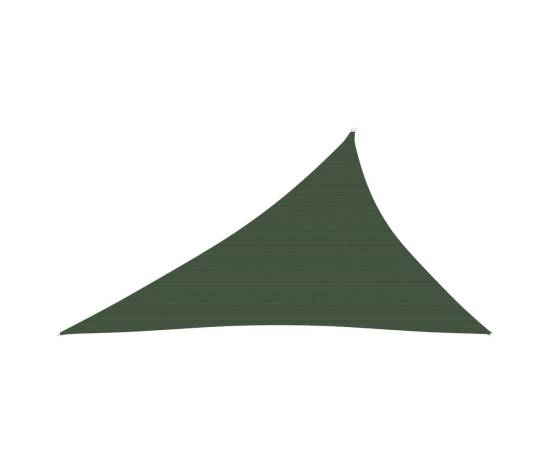 Pânză parasolar, verde închis, 3x4x5 m, hdpe, 160 g/m²