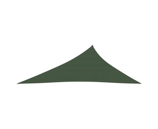 Pânză parasolar, verde închis, 3x4x5 m, hdpe, 160 g/m², 2 image