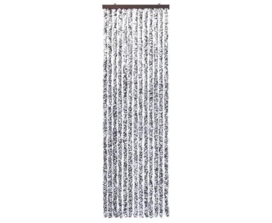 Perdea pentru insecte, maro și bej, 56x185 cm, chenille, 3 image