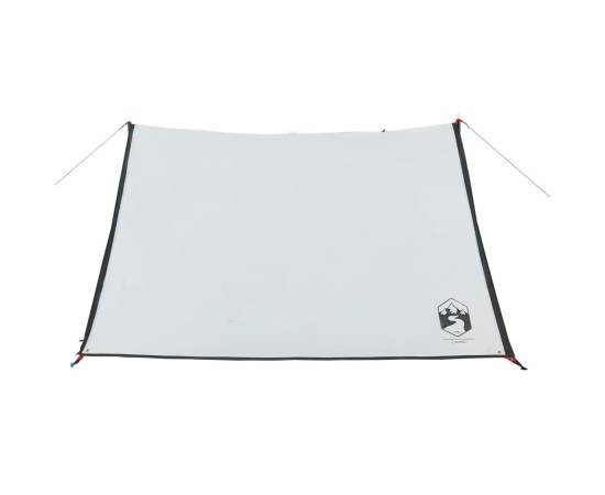 Cort camping, 2 persoane, alb, țesătură opacă, impermeabil, 5 image