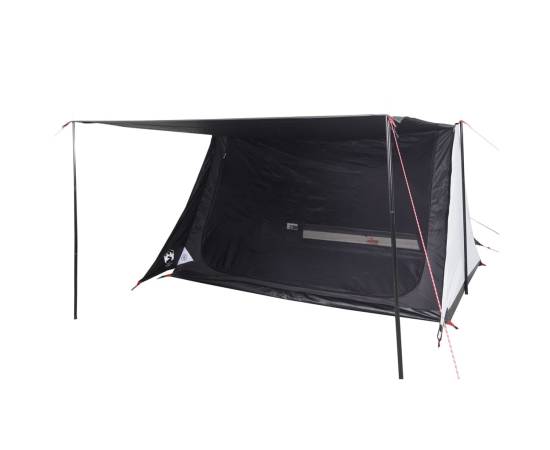 Cort camping, 2 persoane, alb, țesătură opacă, impermeabil, 8 image