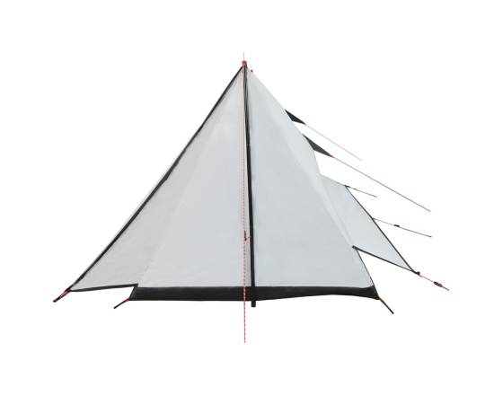Cort camping, 2 persoane, alb, țesătură opacă, impermeabil, 6 image