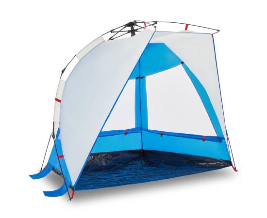 Cort camping 2 persoane albastru azur impermeabil setare rapidă, 2 image