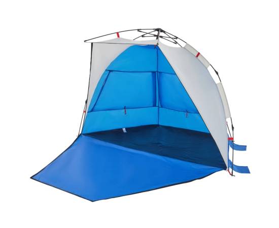 Cort camping 2 persoane albastru azur impermeabil setare rapidă, 5 image