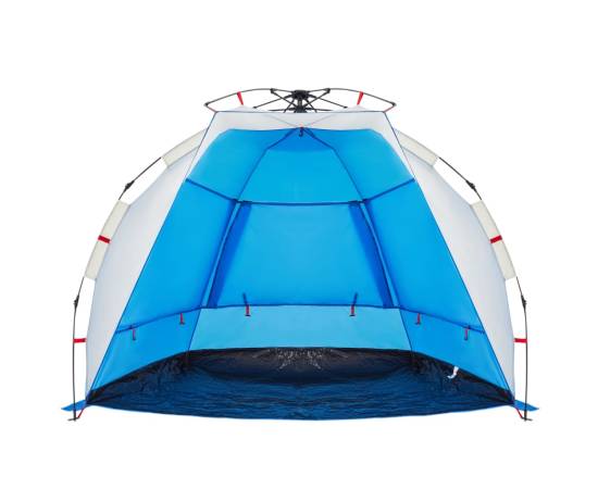 Cort camping 2 persoane albastru azur impermeabil setare rapidă, 7 image