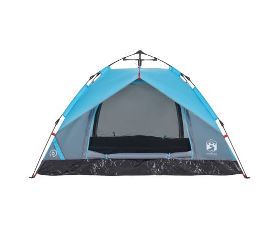 Cort de camping cupolă 2 persoane, setare rapidă, albastru, 6 image