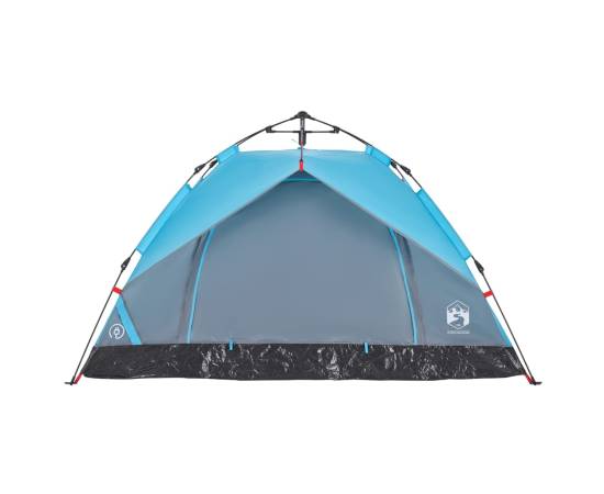 Cort de camping cupolă 2 persoane, setare rapidă, albastru, 5 image