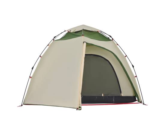 Cort de camping cupolă 4 persoane, setare rapidă, verde, 7 image