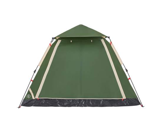 Cort de camping cupolă 5 persoane, setare rapidă, verde, 6 image