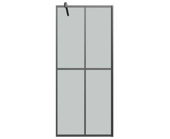 Paravan duș walk-in 80x195 cm sticlă securizată culoare închisă, 3 image