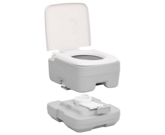 Set portabil cu toaletă și rezervor de apă pentru camping, 4 image