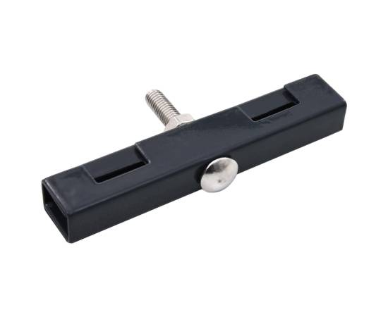 Conector în formă de u grilaj grădină, 10 seturi, antracit, 3 image