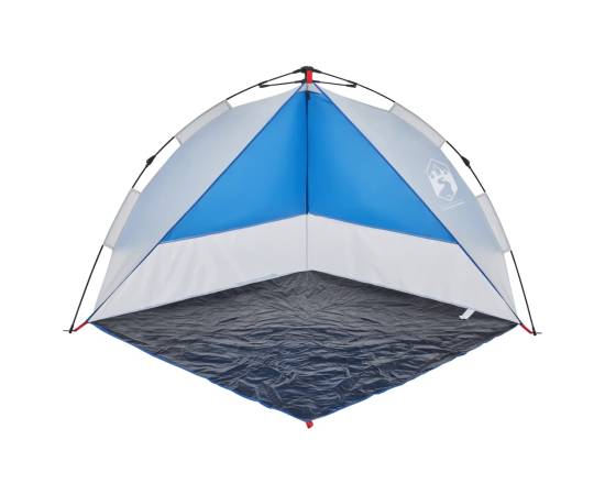 Cort camping, albastru azuriu, impermeabil, setare rapidă, 4 image