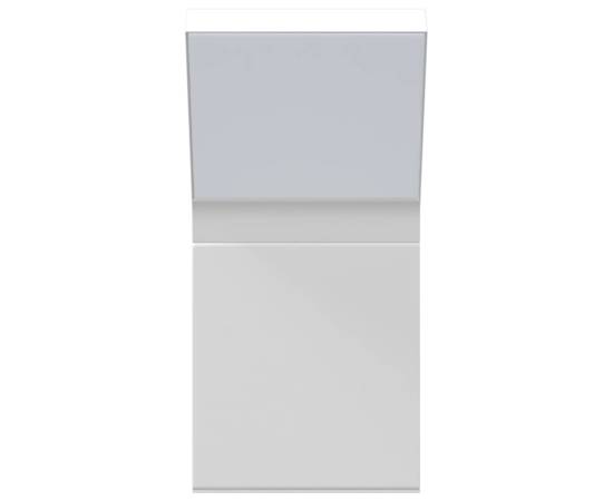 Lampă exterioară de perete cu led, alb, aluminiu turnat, 5 image