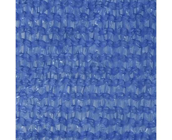 Parasolar, albastru, 2,5x2,5 m, hdpe, 160 g/m², 3 image