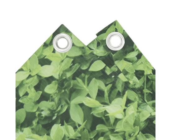 Paravan de grădină cu aspect de plantă, verde, 1000x90 cm, pvc, 4 image