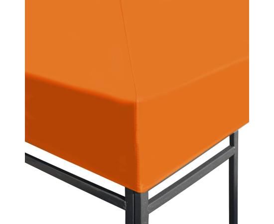 Acoperiș de pavilion, 310 g/m², portocaliu, 4 x 3 m, 3 image