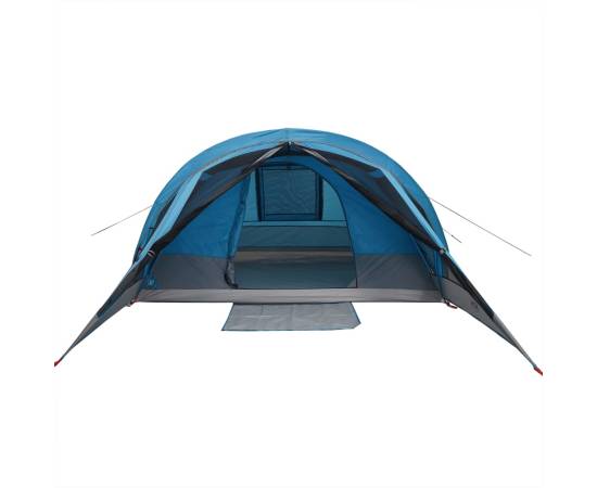 Cabină cort de camping, 4 persoane, albastru, impermeabil, 6 image