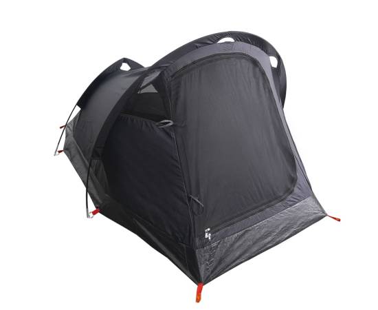 Cort camping tunel 2 persoane, alb, țesătură opacă, impermeabil, 10 image