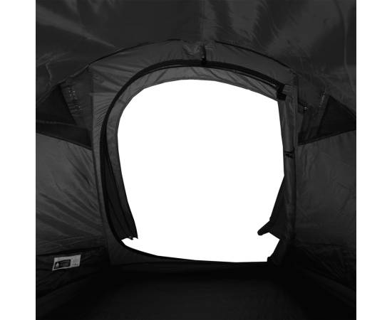 Cort camping tunel 2 persoane, alb, țesătură opacă, impermeabil, 11 image