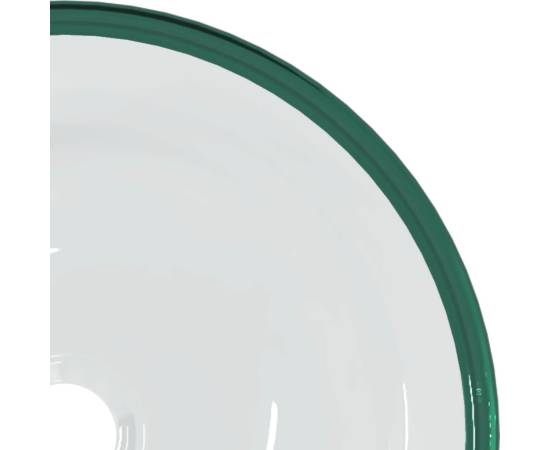 Lavoar din sticlă securizată, 35x12 cm, transparent, 4 image