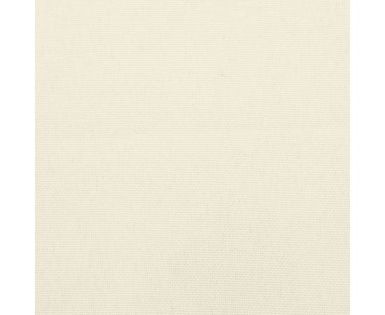 Pernă de șezlong, crem, 186x58x3 cm, textil oxford, 8 image