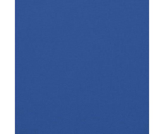Perne cu spătar mic, 2 buc. albastru 100x50x3 cm textil oxford, 8 image