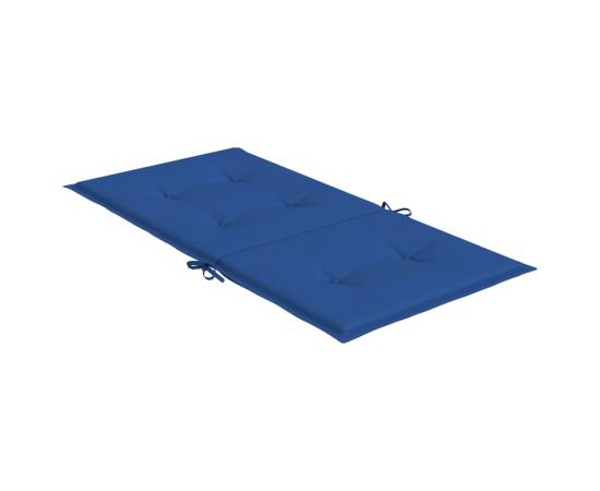 Perne cu spătar mic, 2 buc. albastru 100x50x3 cm textil oxford, 5 image