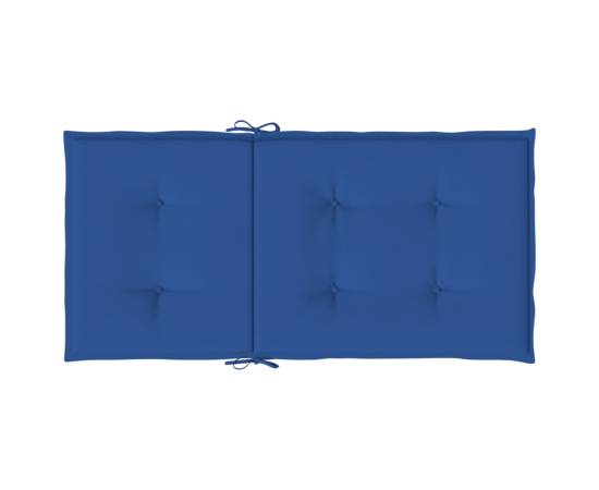 Perne cu spătar mic, 2 buc. albastru 100x50x3 cm textil oxford, 6 image