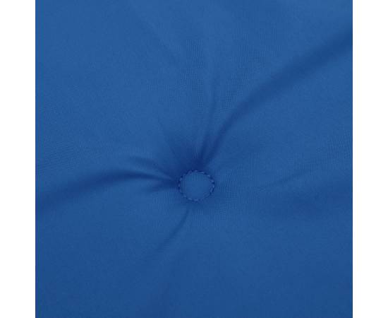 Perne cu spătar mic, 2 buc. albastru 100x50x3 cm textil oxford, 7 image