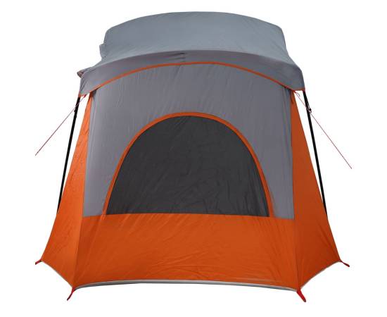 Cort cabină de camping, 5 persoane, gri, impermeabil, 8 image