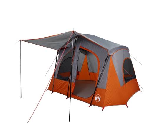 Cort cabină de camping, 5 persoane, gri, impermeabil, 4 image