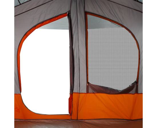 Cort cabină de camping, 5 persoane, gri, impermeabil, 10 image