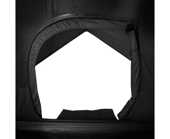 Cort camping cupolă 3 persoane alb, țesătură opacă, impermeabil, 11 image