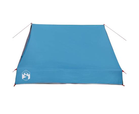 Cort de camping cu cadru a, 2 persoane, albastru, impermeabil, 8 image