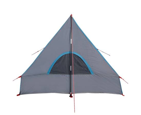 Cort de camping cu cadru a, 2 persoane, albastru, impermeabil, 9 image