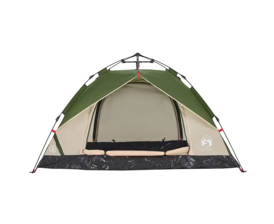 Cort de camping cupolă 2 persoane, setare rapidă, verde, 7 image