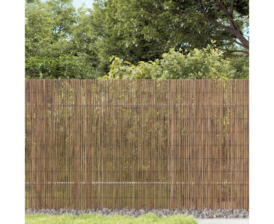 Gard de grădină, 300x90 cm, stuf