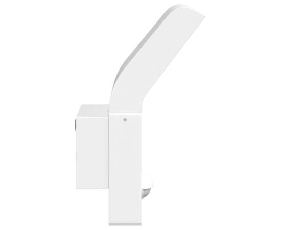 Lampă exterioară de perete cu led/senzor, alb, aluminiu turnat, 6 image