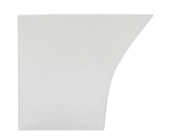 Chiuvetă ceramică suspendată pe perete, alb, 500x450x410 mm, 5 image