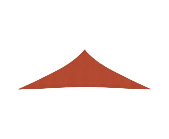 Pânză parasolar, cărămiziu, 2,5x2,5x3,5 m, hdpe, 160 g/m², 2 image