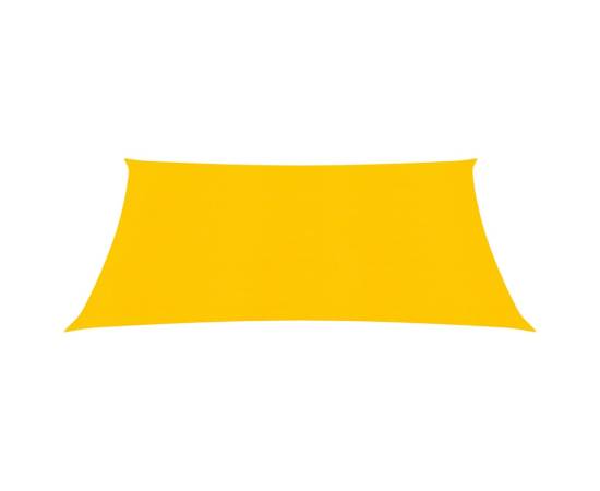 Pânză parasolar, galben, 2,5x2,5 m, hdpe, 160 g/m², 2 image