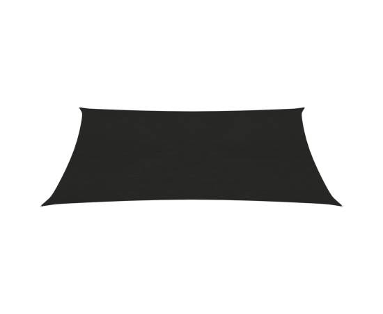 Pânză parasolar, negru, 2,5x3,5 m, hdpe, 160 g/m², 2 image