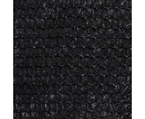 Pânză parasolar, negru, 2,5x3,5 m, hdpe, 160 g/m², 5 image