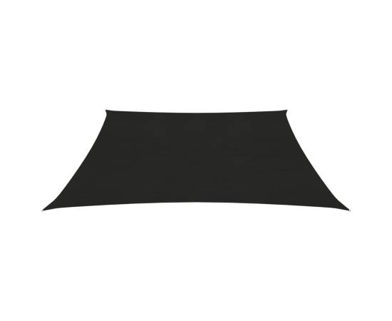 Pânză parasolar, negru, 4x4 m, hdpe, 160 g/m², 2 image