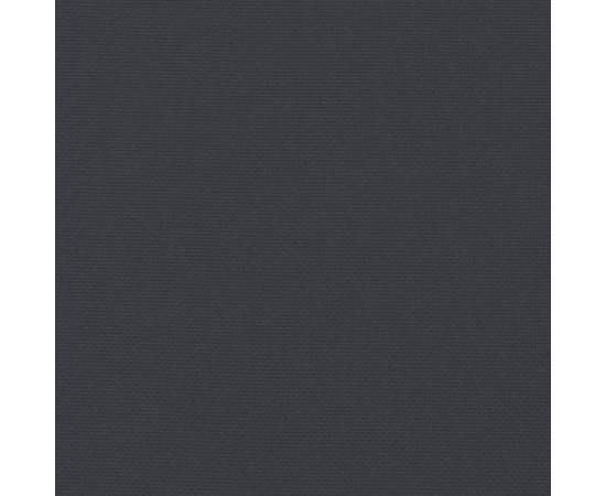Pernă de bancă de grădină, negru, 100x50x3 cm, textil oxford, 6 image