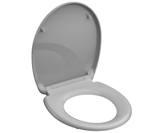 SchÜtte scaun de toaletă cu închidere silențioasă grey, duroplast, 2 image