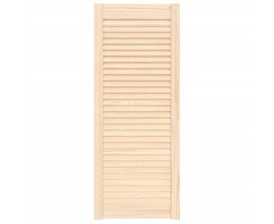 Ușă de dulap cu design lambriu, 99,3x39,4 cm, lemn masiv de pin, 2 image