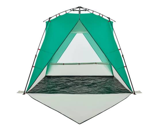 Cort camping 4 persoane verde marin impermeabil setare rapidă, 9 image